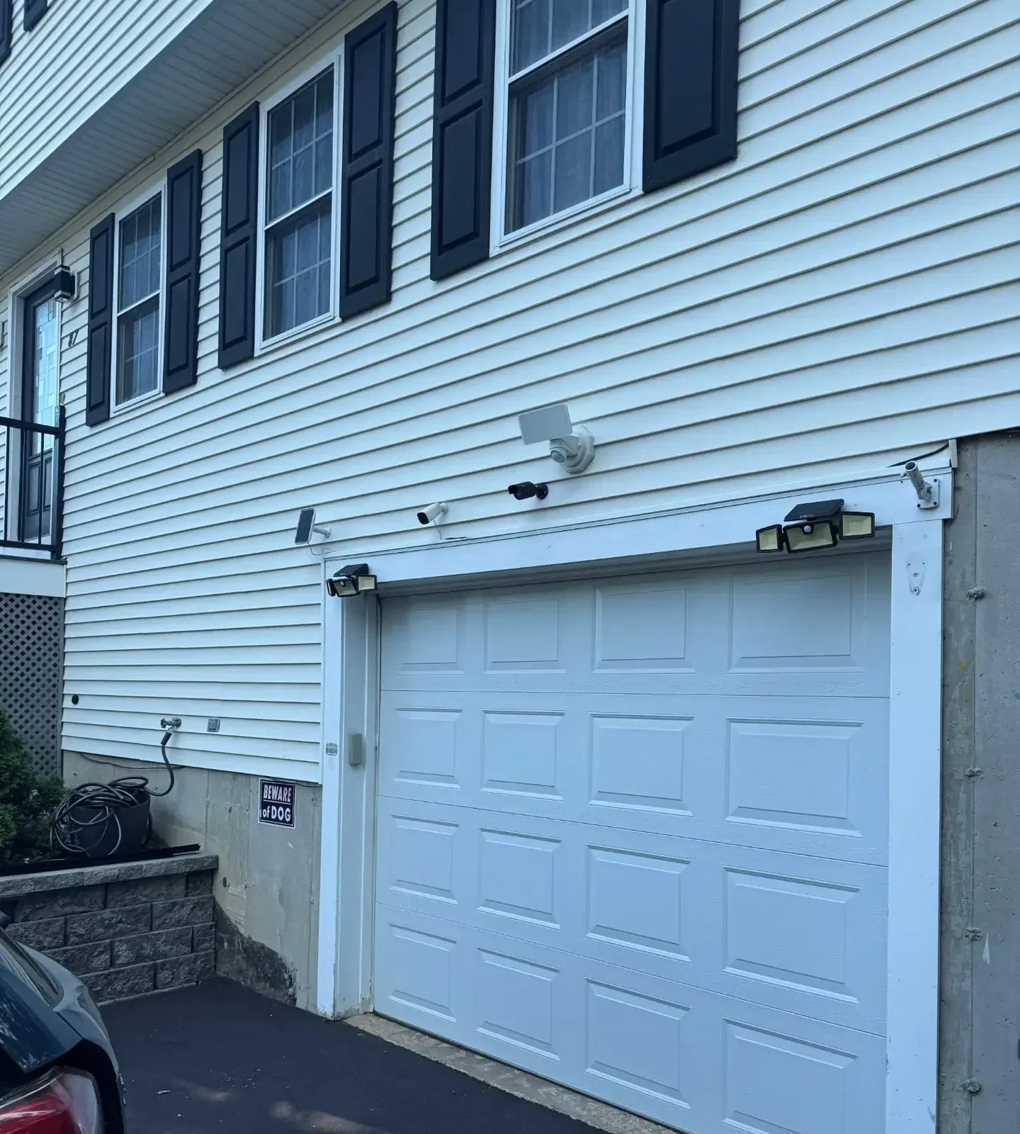 Garage Door Panel And Residential Installation Project