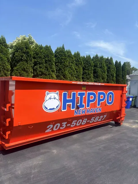 Hippo New Haven Dumpster Rental work photo