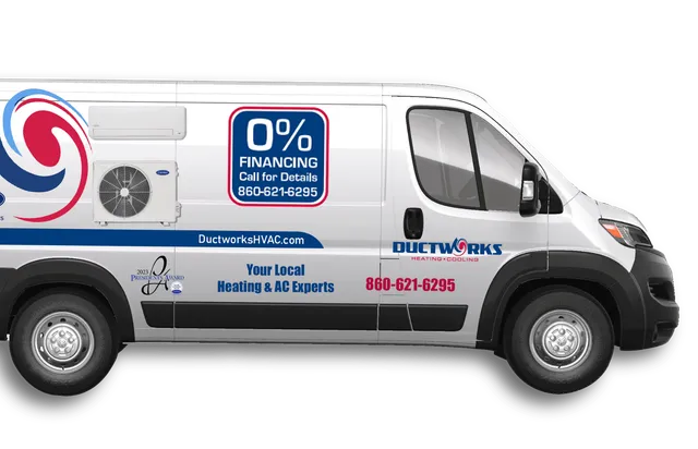 Ductworks HVAC Services service truck image.