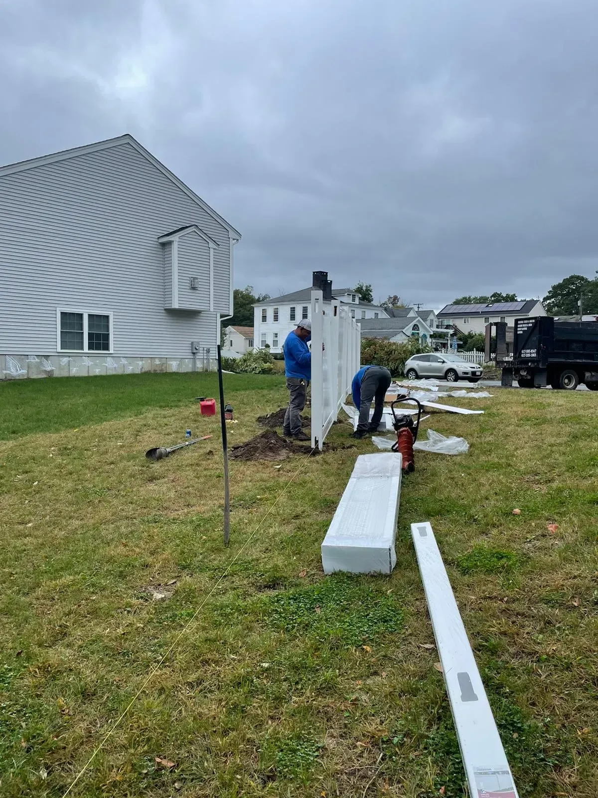 Fence installation