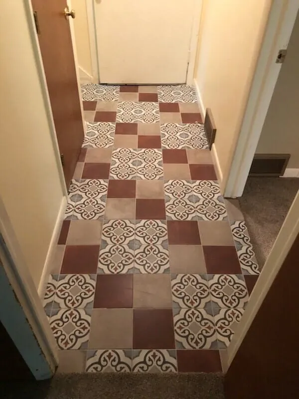 Beautiful tile installation from  Summerlin Floors in Deerfield, MA
