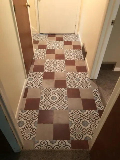 Beautiful tile installation from  Summerlin Floors in Deerfield, MA