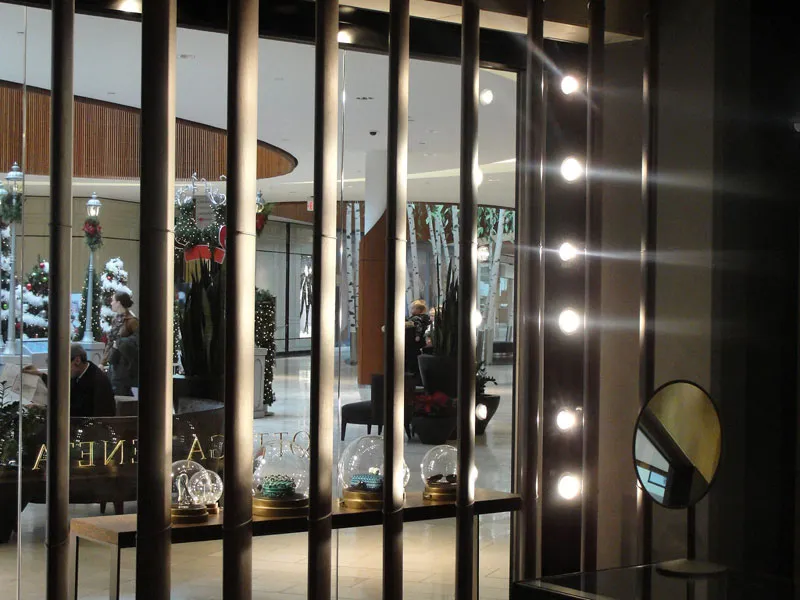 Commercial lighting installation
