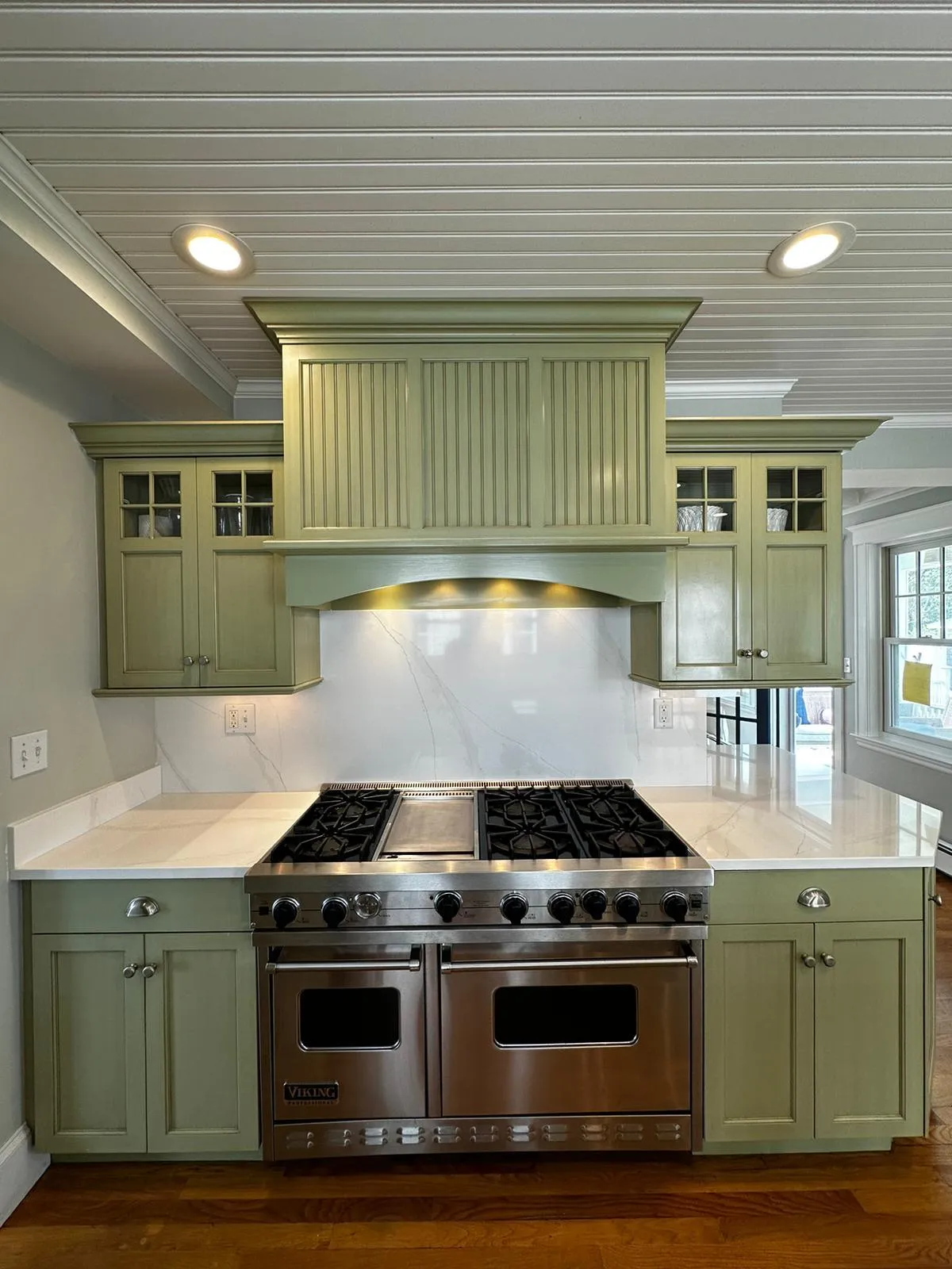 Perfect stove aliment with countertops installation