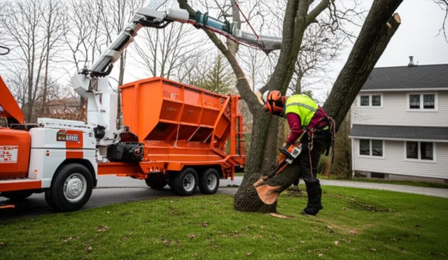 Professional tree removal service in Rhode Island