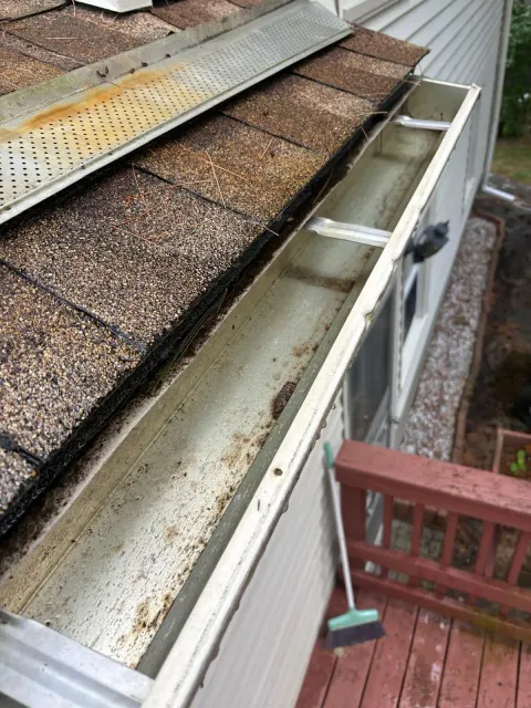 After: new gutter installation in Massachusetts