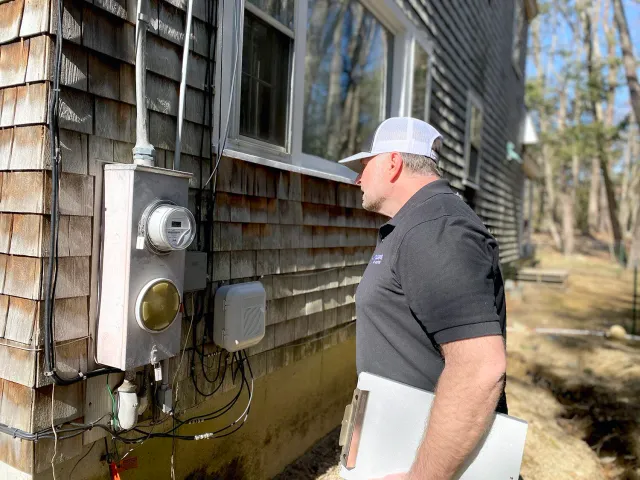Inspection of exterior housing electrical