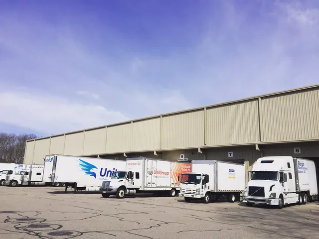 Fleet at the Canton warehouse loading docks