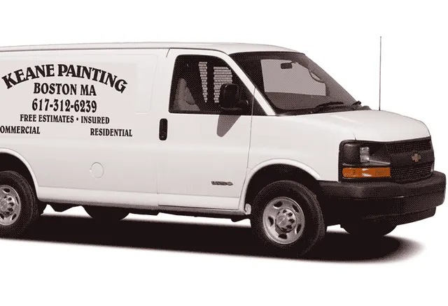Keane Painting Boston's Branded Van