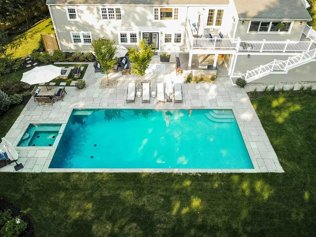 Pools by Andrews custom inground gunite swimming pool