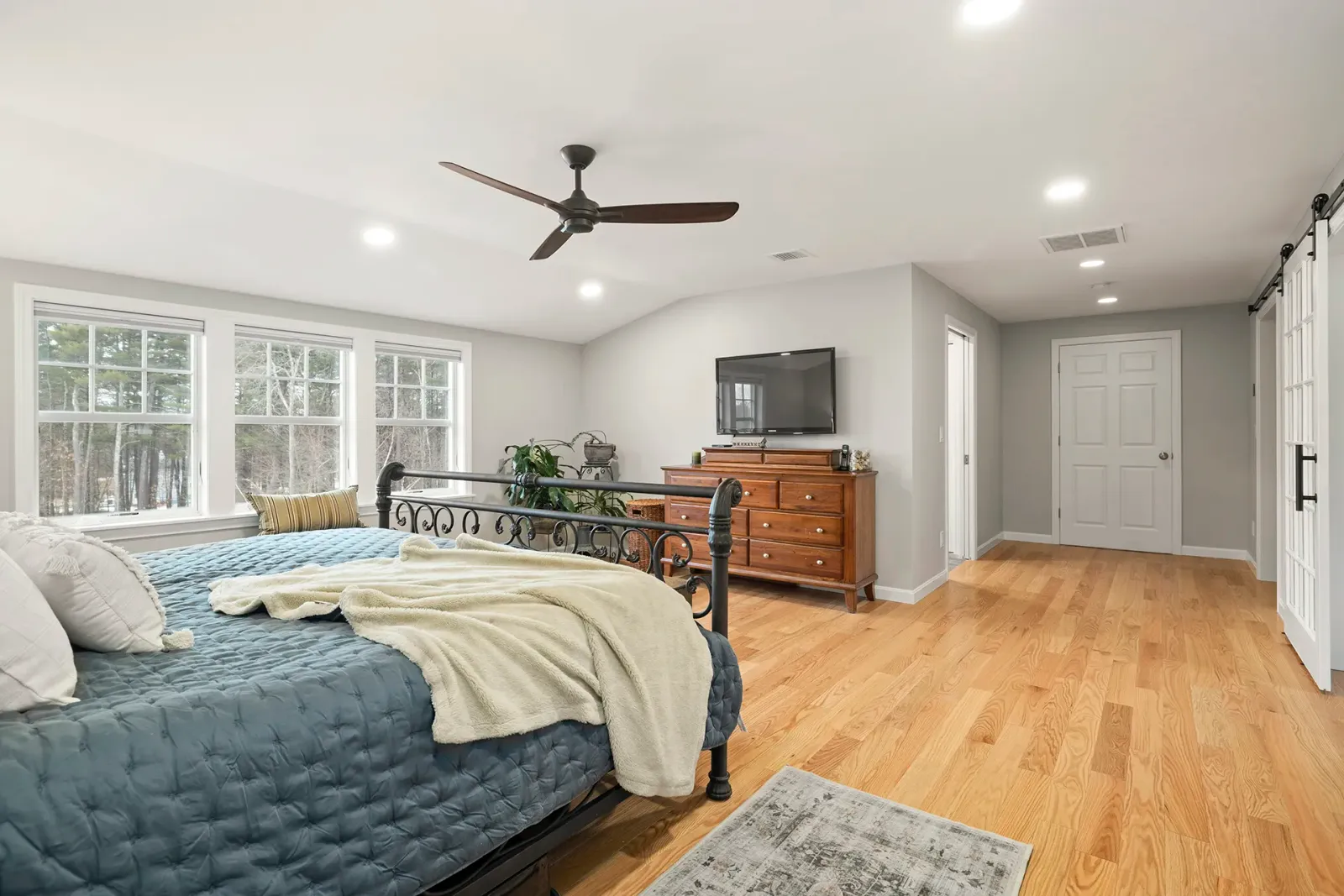 Primary suite addition by Oak Hill Design & Build — adjoining private bathroom