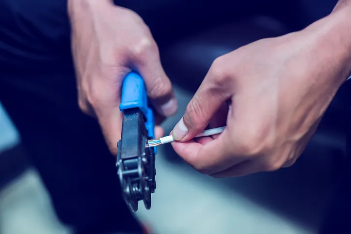 Connection procedure UTP cable, Twisting Cable Tool Twisted Pair Ethernet UTP Cat 5