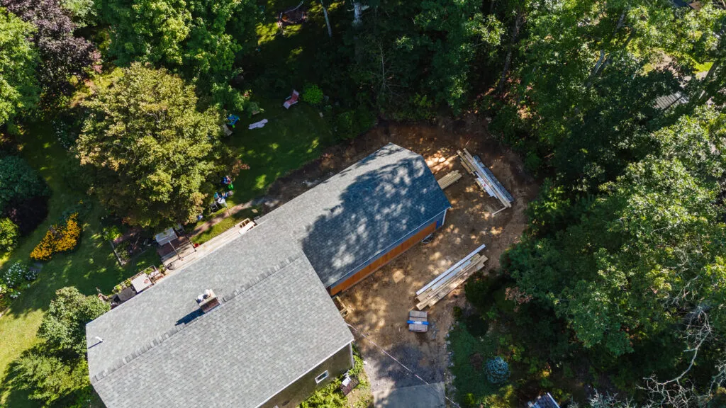 exterior of large family home