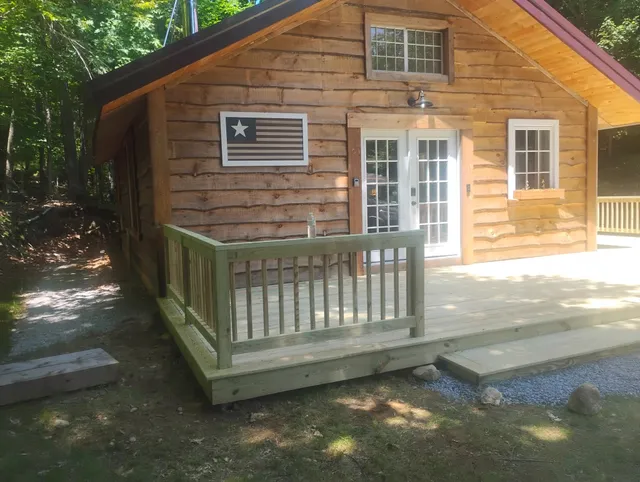 Spacious Wood Deck