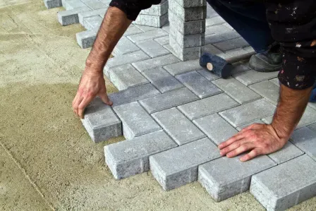 Stone walkaway