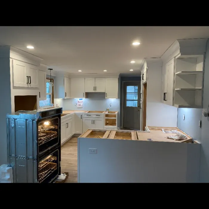 Kitchen renovation lighting rough-in and finish