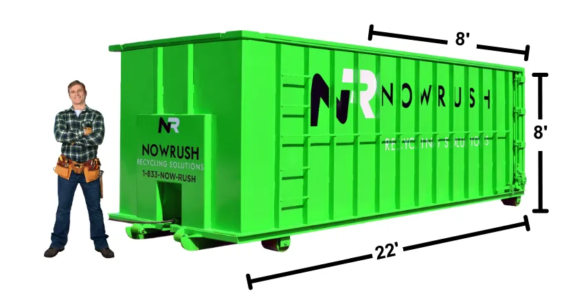 40 yard roll-off dumpster for rent here in atkinson nh