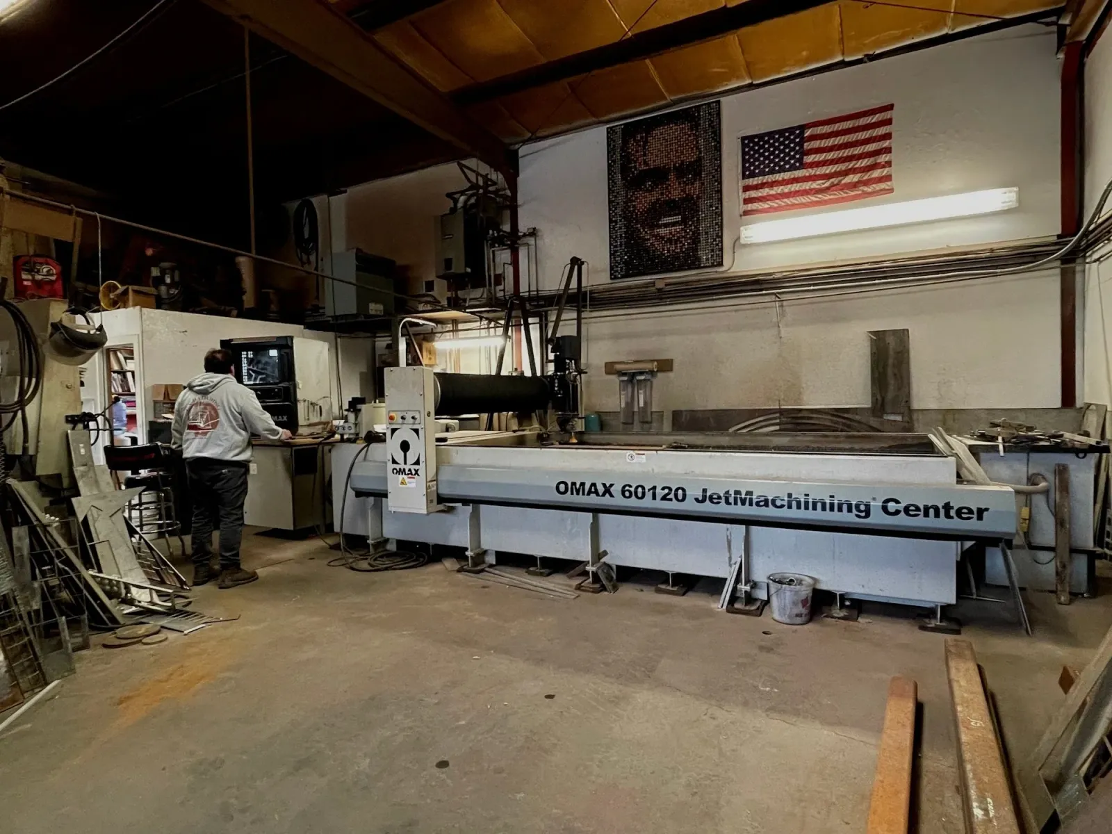 OMAX 60120 JetMachining Center at Wellfleet Steel Works