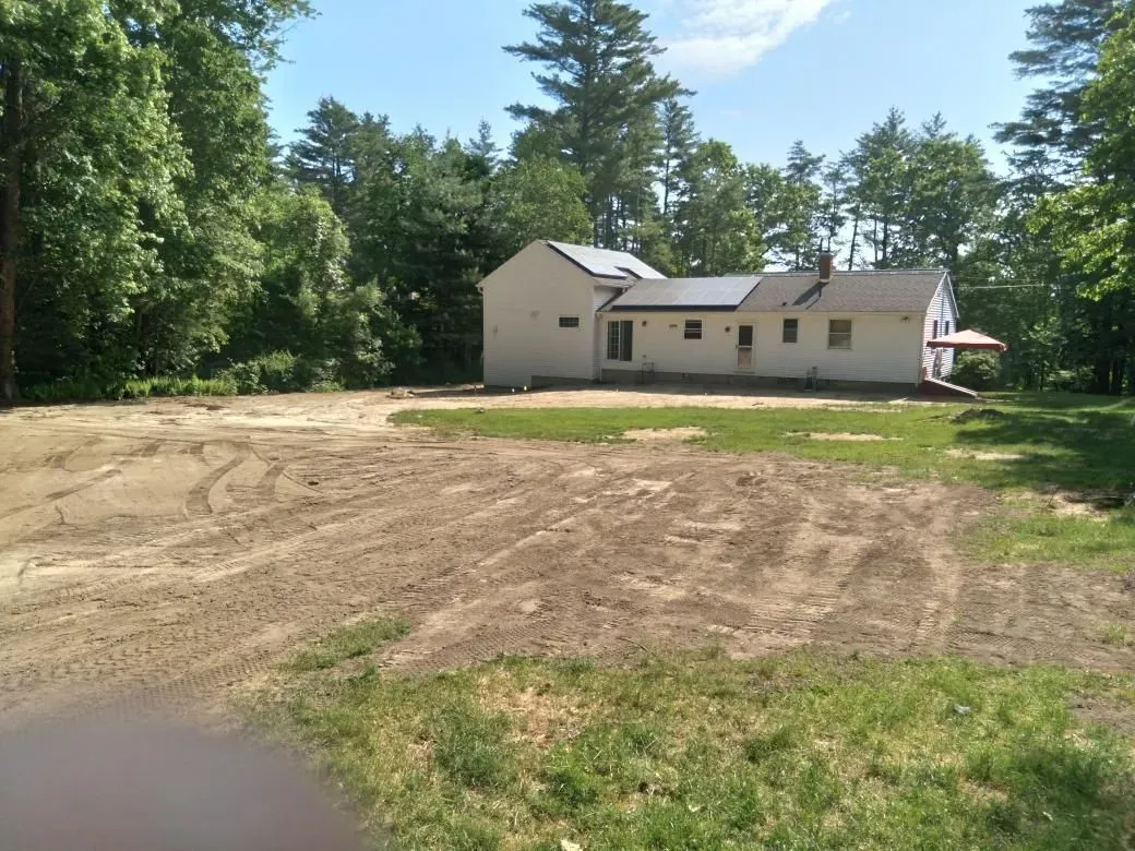Belchertown lawn care - before
