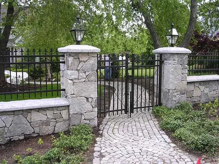 Black Aluminum Fence — Barrington, NH — 125 Maintenance & Fence Inc