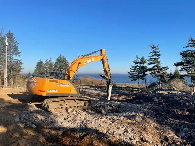 Mid-Coast Excavation, Inc. work photo