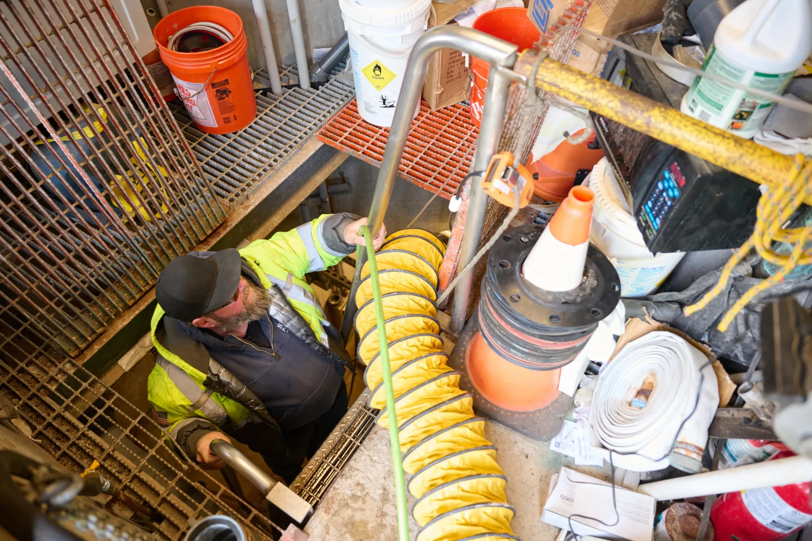 work photo from servicepumpingdrain.com