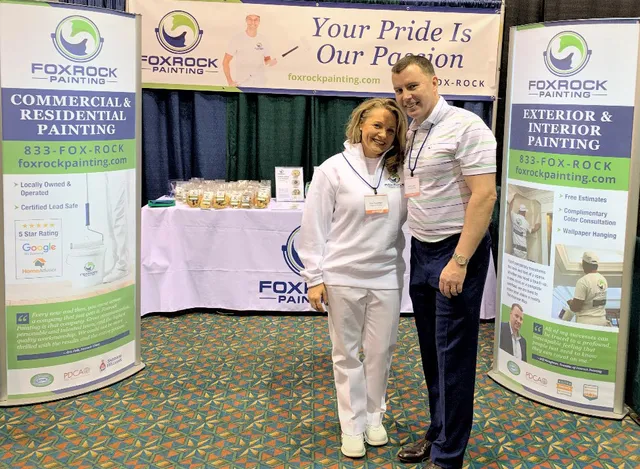 foxrock painting at a home show