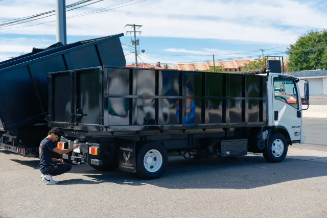 Burns Cleanouts Truck