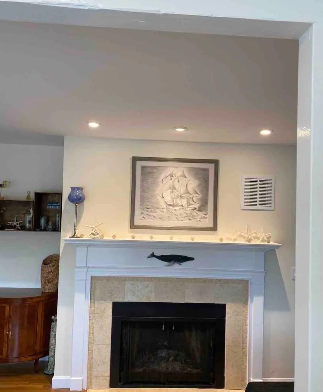 fireplace lighting