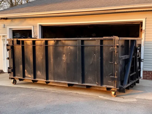 Blue Collar Dumpsters work photo