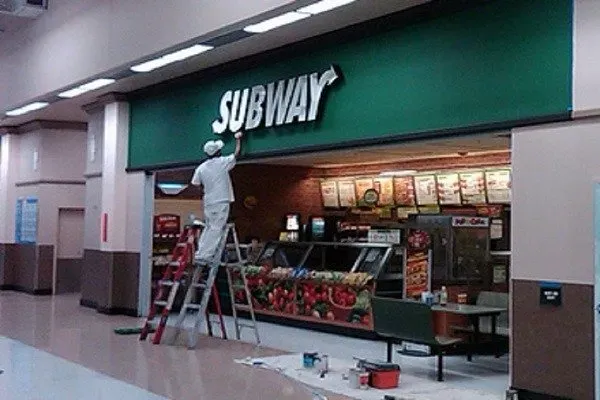 Commercial Painters - Subway - Newton, MA - ProTEK Painters 600x400