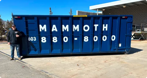 work photo from mammothdumpster.com