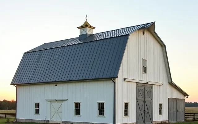 Metal Roof Installation for Barn