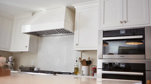 Kitchen remodel — hood, wall ovens and counters