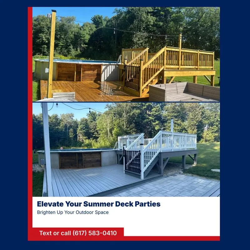 Revitalizing Outdoor Spaces: Elite Pro's Expert Deck Staining in Charlton, MA