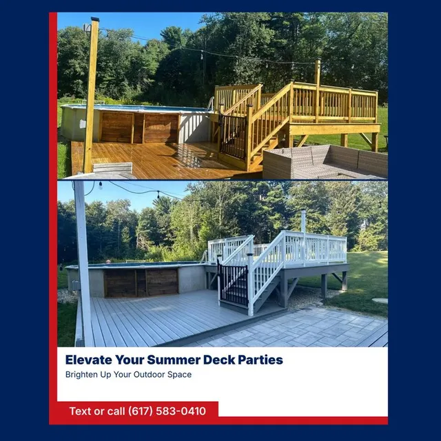 Revitalizing Outdoor Spaces: Elite Pro's Expert Deck Staining in Charlton, MA
