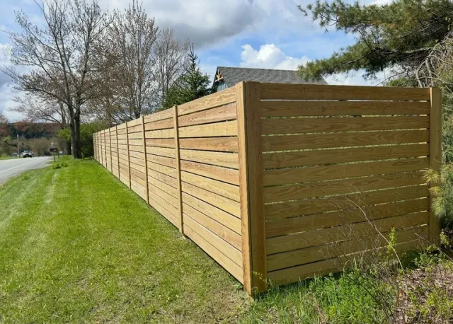 Champlain Fencing work photo