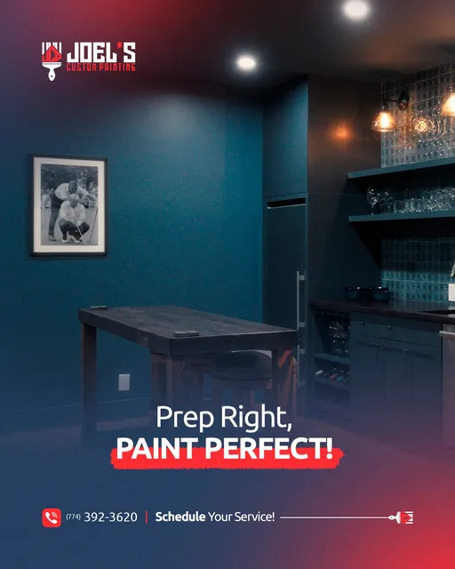 A stunning finish begins long before the first coat of paint. 🎨✨ At Joel’s Custom Painting, we carefully clean, sand, and prime every surface so your paint not only looks flawless but also stands the test of time. Ready to refresh your home? Let our experts bring your vision to life, contact us today!