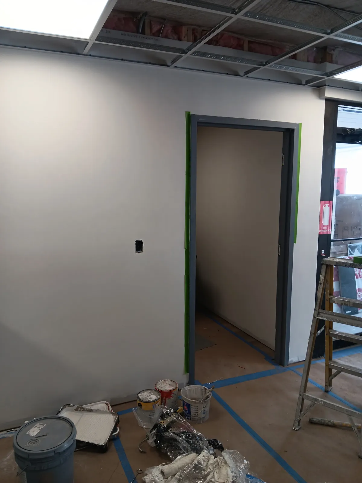 Aroma Joe's interior painting