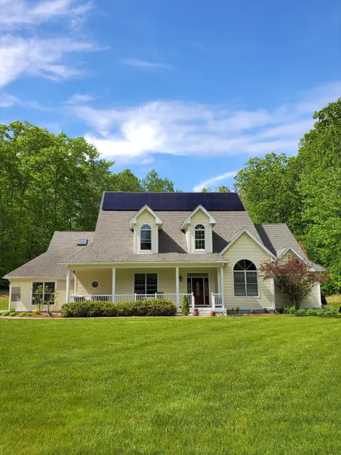Rooftop solar panel installation in Williamstown, MA by New England Solar+Green