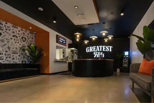Commercial dispensary lobby and express pick up