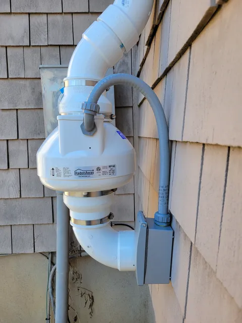 Radon Mitigation work photo