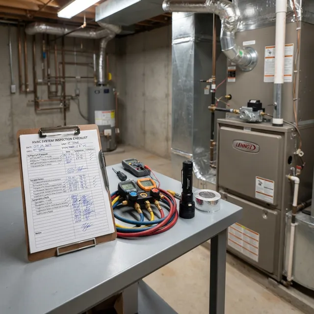 Pre-Season Furnace Safety Inspection