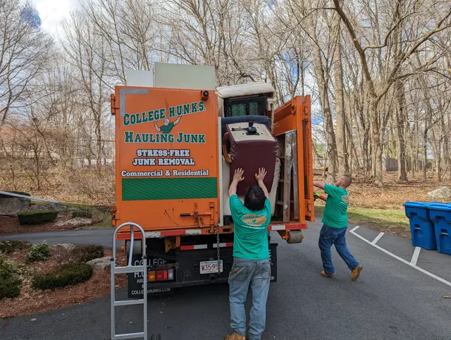 College Hunks Hauling Junk and Moving Chelmsford work photo