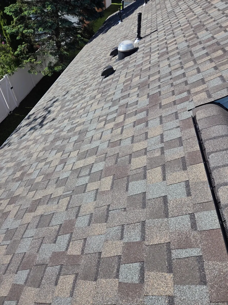 Architectural asphalt shingle roof detail from a Northpoint Roofing project