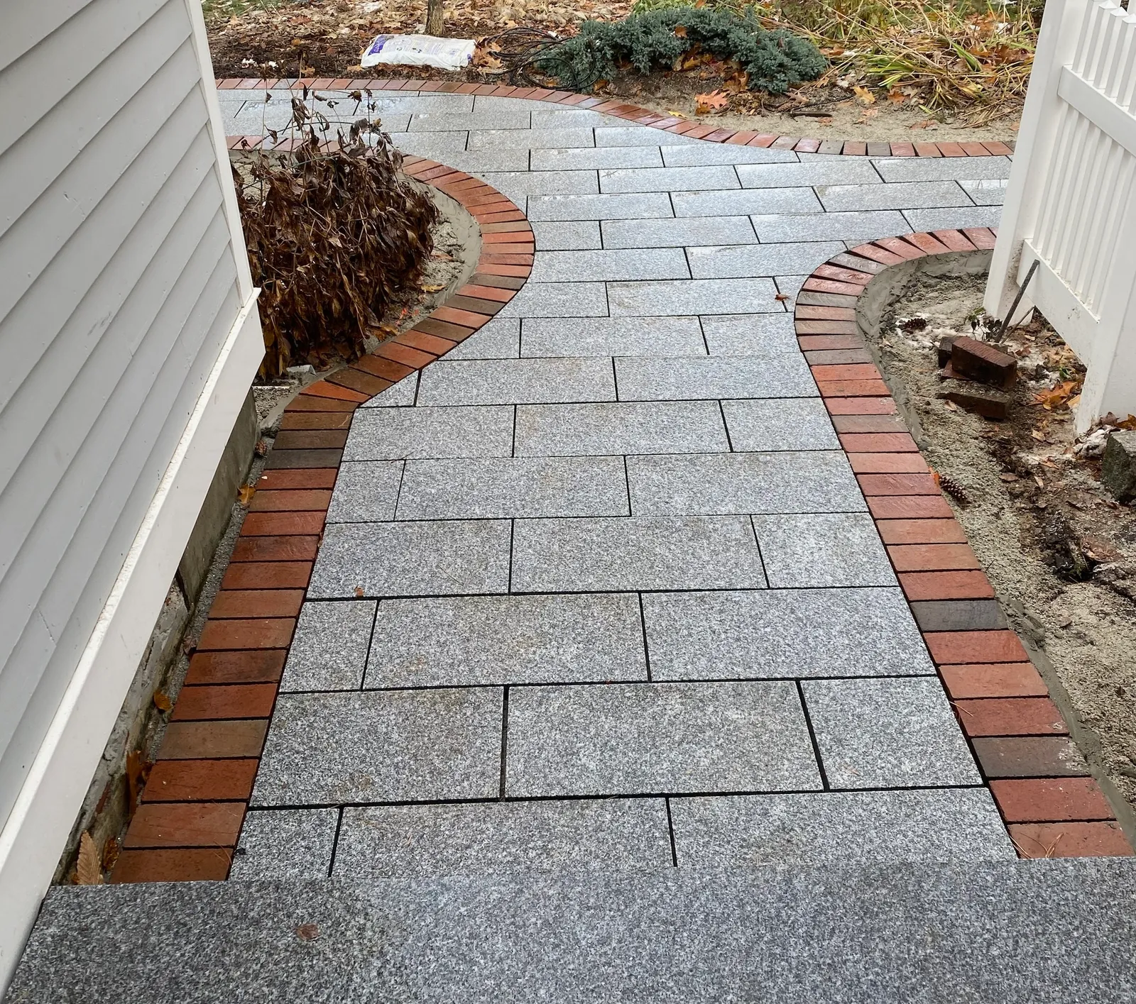 granite walkway