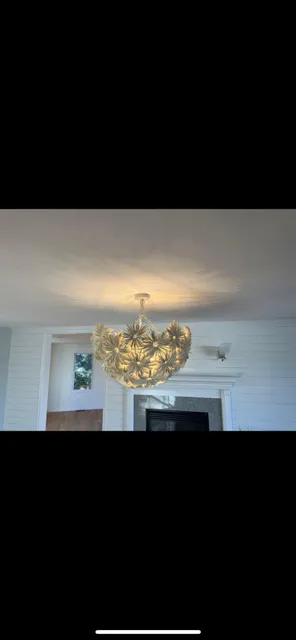 Chandelier installation