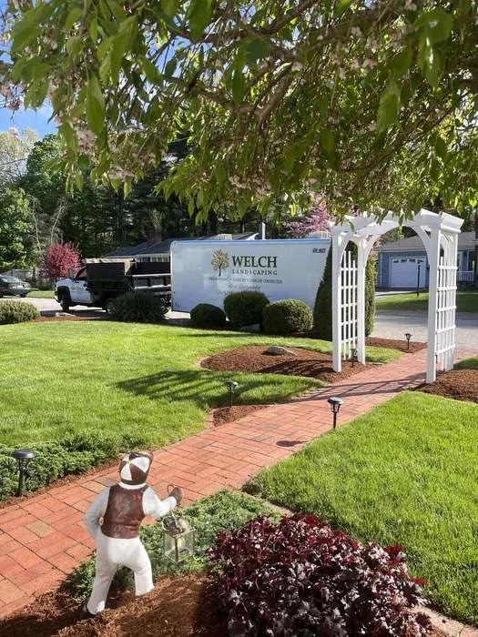 Welch Landscaping project — South Shore lawn care and landscape construction