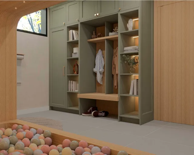 Mudroom Display