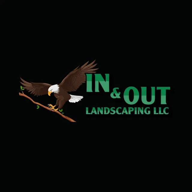 In and Out Landscaping CT logo